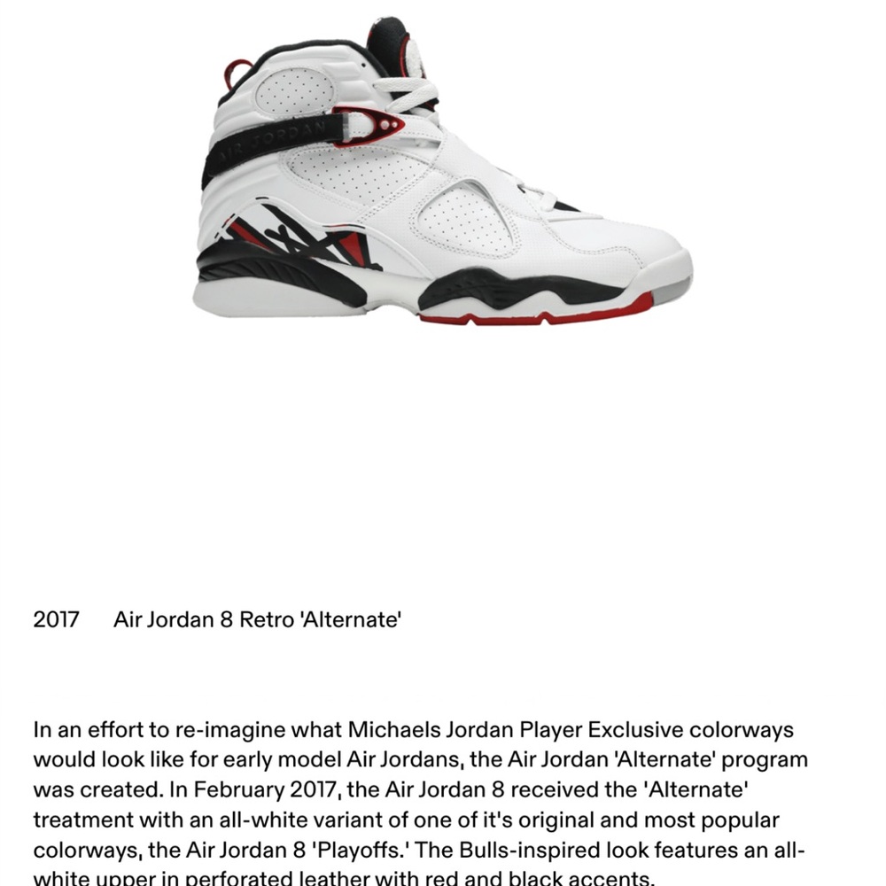 Air Jordan 8 Retro 'Alternate' Sneakers